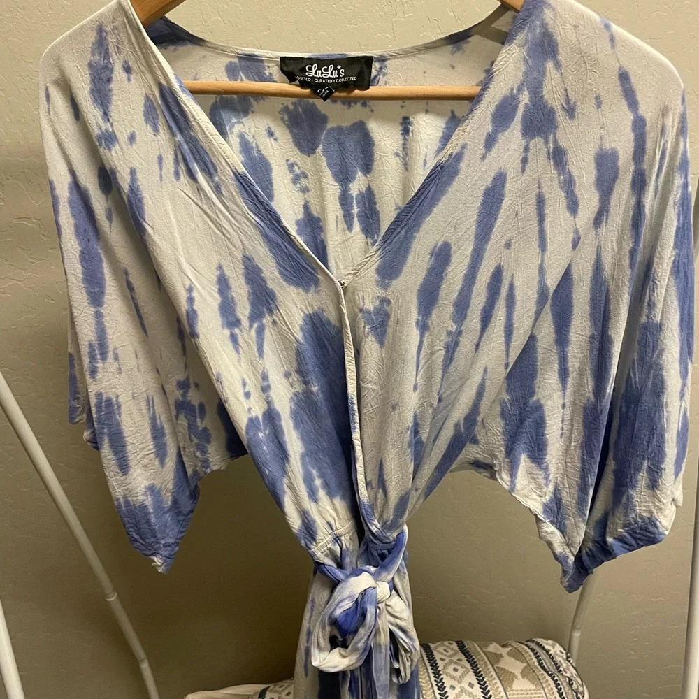 Lulu's tie dye romper - Picture 2 of 5
